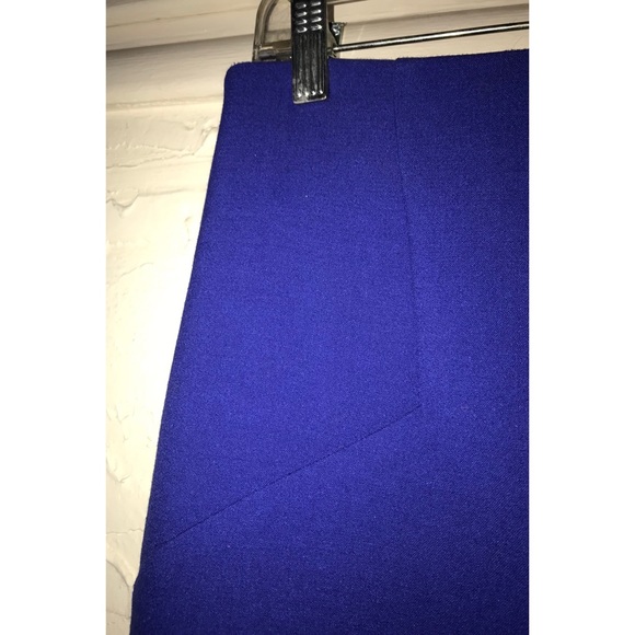 Cobalt Blue Scuba Pencil Skirt Size Medium - Picture 7 of 16